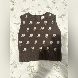 H&M | size 2T girls knit sweater vest |